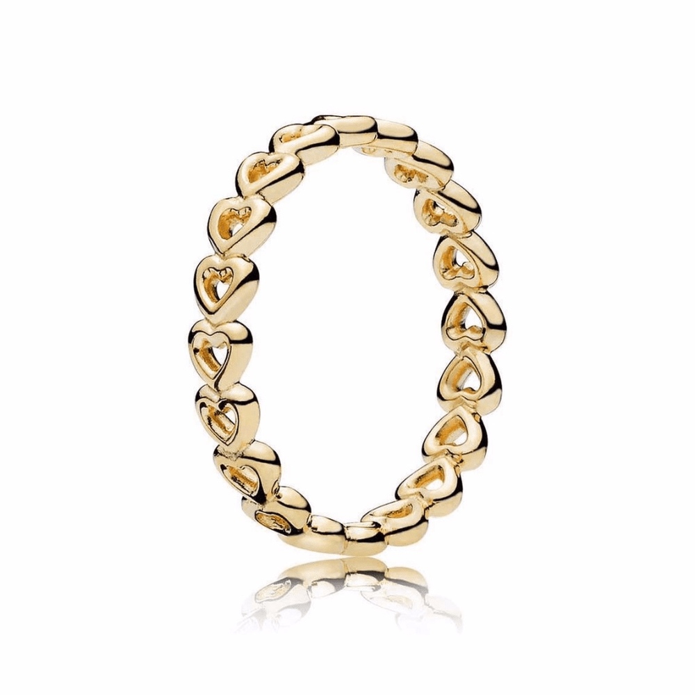 RARE Pandora "Linked Love" Ring